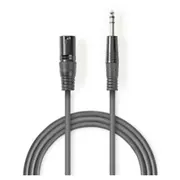 Kabelis Nedis Xlr M - 6.35Mm 1.5M  Coth15100Gy15 5412810295722