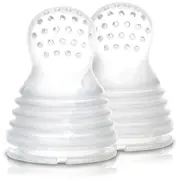 Kidsme Food Feeder Plus patentēts silikona uzgalis, Xl izmērs 2 gab., no 6 mēn. 160360  4893014870037