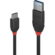 Lindy 1.5M Usb 3.2 Type A to C Cable, 10Gbps, Black Line  36917 4002888369176 269329