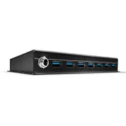 Lindy 7 Port Industrial Usb 3.0 Hub - hub ports 43128  4002888431286 Wlononwcrowmy