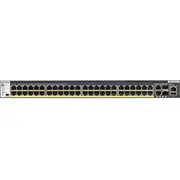 Netgear M4300-52G-Poe 550W Psu Vadīts L2/L3/L4 Gigabit Ethernet 10/100/1000 Power over Poe 1U Melns  Gsm4352Pa-100Nes 0606449112832 208229