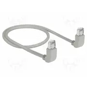Patch cord Sf/Utp Cat 5E Rj45 up angled plug,both sides Cu  Delock-83510 83510