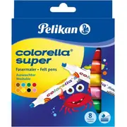 Pelikan Flomasteri Colorella Super 8 krasas 804905  4012700804907