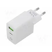 Power supply switching mains,plug-in 5Vdc, 3.4A 20W white  Taucpdqc20Lw01 Ta-Uc-Pdqc20L-W-01