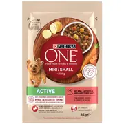 Purina One Mini/Small Active Beef  - wet dog food 85G Dlppuikam0003 8445290298003