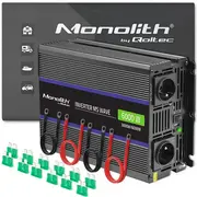 Qoltec Monolith voltage converter 6000 Ms Wave  12V to 230V 3000/6000W Usb 5901878519296 85044095