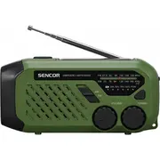 Sencor Srd 1000Scl Gr Pārnēsājams radio-lukturis ar dinamo funkciju  8590669345939