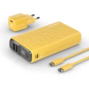Realpower Powerbank Pb-20000 Set  gelb 20.000Mah 390655 4040895009180