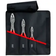 Rolltasche Twingrip, Frontgreifzangen-Set 3-Teilig Rot, Länge 150 / 200 250Mm  00 19 61 V01 4003773092063