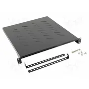 Shelf 1U black Standard 19 rack shelf  Ak-1005-B Z20382