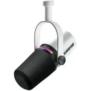Shure Mv7-W - lectern/vocal microphone with Xlr/Usb-C connector, white  010-03-663 042406812719 Missuhmik0064
