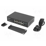 Switch Ethernet Fast Ethernet,Gigabit black 1Gbps  Rsfe-8P-2Ge-120