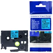 Tz2-531 uzlīmju lente melns uz zila 12Mm Analogs tze531  6936035900180