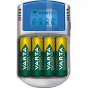 Varta LadegerAumlT Lcd Charger 12V/Usb inkl. 4X Aa 2600Mah  57070201451 4008496641321