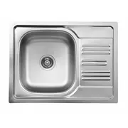 1-Bowl steel sink with drainer  Zex 011A 5908212007365 Wlononwcr1387