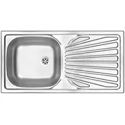 1-Bowl steel sink with drainer  Zmu 011B 5907650873976 Wlononwcr1487