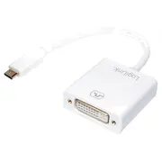 Adapter Usb 3.0 Dvi-I 245 socket,USB C plug 140Mm white  Ua0245A