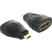 Adapteris microHDMI Dm  Hdmi Af, Delock 65242 4043619652426