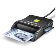 Axagon Cre-Sm3Sd Usb Smart Card  Sd/Microsd/Sim Flatreader 8595247906922
