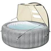 Bestway Lay-Z-Spa 6 x 37 43/1.83M 94Cm 1.09M Canopy  60304 6942138977110 Wlononwcrbajy