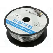 Cable Hdmi plug,both sides Pvc 2.1,Optical Len 40M  Ca-Hdmi30Fb-0400Bk Ca-Hdmi-30Fb-0400-Bk