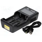 Charger microprocessor-based Li-Ion 0.5A Cells quantity 2  Xtar-Vc2 Vc2