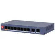 Dahua Technology Cs4010-8Et2Gt-60 network switch Managed L2 Gigabit Ethernet 10/100/1000 Power over Poe Blue  6937552421417 Wlononwcroywc
