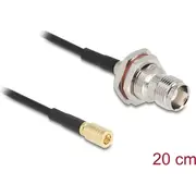 Delock Antenna Cable Tnc jack to Smb plug Rg-174 20 cm  90724 4043619907243