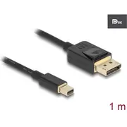 Delock Mini Displayport to cable 8K 60 Hz 1 m Dp certified  84927 4043619849277