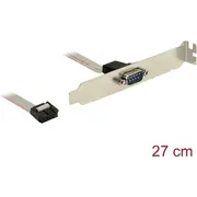 Delock Slot Bracket Gt 1 x Serial Pin layout 11  89108 4043619891085