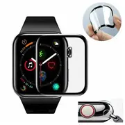 Fusion ceramic glass 9D aizsargstikls pilnam ekrānam Apple Watch 4  5 6 40Mm melns 4752243027172 Tg-Tgc-Aw40Mm-Bk