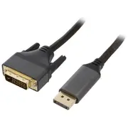 Gembird Premium Series Displayport Male - Dvi 4K 1.8M  Cc-Dpm-Dvim-4K-6 8716309119016