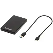 Hard discs housing 2,5 Usb 3.0 plastic Pnp black  Ua0339