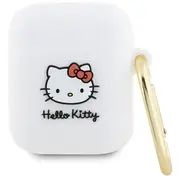 Hello Kitty Hka23Dkhsh Airpods 1 2 cover biały white Silicone 3D Head  3666339189754