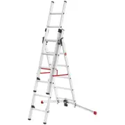 Kāpnes kombinējamās S100 Hailo Profilot / alumīnija 2X91X8 pakāpieni  039309507 4007126025005
