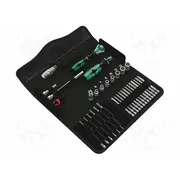 Screwdriver universal-set hex key,Phillips,slot,Torx case  Wera.05135928001 05135928001