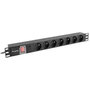 Surge protector Rack Pdu 19 1U 16A 7X 230V Pl 2M black  Pdu-07E-0200-Bk 5901969414455 Nulagtp00000005