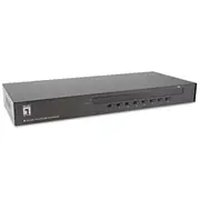 Level One Levelone Kvm-3208 Kvm tastatūras/video/peļu pārslēgscaronanas mehānisms Statņa montāža Melns  4015867229385 418458