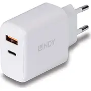 Lindy 30W Usb Type A Amp C Charger  73424 4002888734240