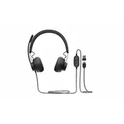 Headset Zone Wired/Dark Grey 981-000875 Logitech  5099206090354 3866234