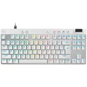 Logitech G Pro X Tkl Rapid Gaming Keyboard - White Us Intl Usb Emea28I-935 Linear  920-013242