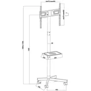 Mobile Tv stand 32-5539 Mc-949  5902211132615 Ajmcltmaclmc949