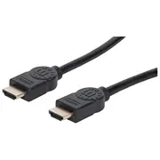 Manhattan Hdmi 8K60Hz Cable with Ethernet, 2M, Male to Male, Black, 4K120Hz, Ultra Hd 4K x 2K, Fully Shielded, Gold Plated Contacts, Lifetime Warranty, High Speed  354080 766623354080 20872734664