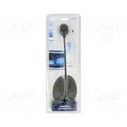Microphone black Jack 3,5Mm 2M -54Db 50Hz16Khz  Mic-205