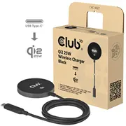 Mobile Charger Qi2 Magsafe/25W Black Cac-3027 Club3D  8719214473709