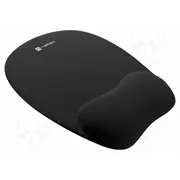 Pad Chipmunk black mouse,wrist gel 235X195X22Mm  Npf-0784