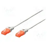 Patch cord U/Utp Cat 5E Rj45 plug,both sides stranded Cca 3M  Dk-1512-030/Wh