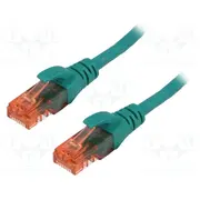 Patch cord U/Utp Cat 6 Rj45 plug,both sides stranded Cca 1M  Dk-1612-010/G