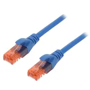 Patch cord U/Utp Cat 6 Rj45 plug,both sides stranded Cu 3M  Dk-1617-030/B