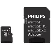 Philips Microsdhc 32Gb class 10/Uhs 1  Adapter Fm32Mp45B 8719274669111